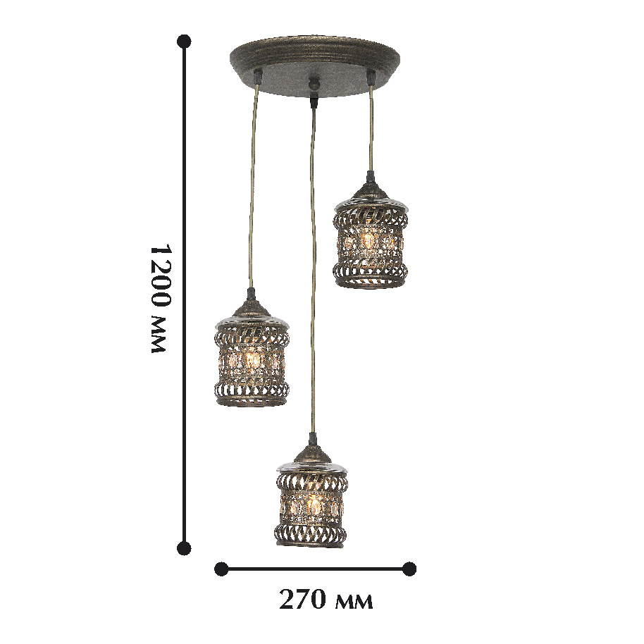 Подвесной светильник Favourite Arabia 1621-3P. Фотография №2
