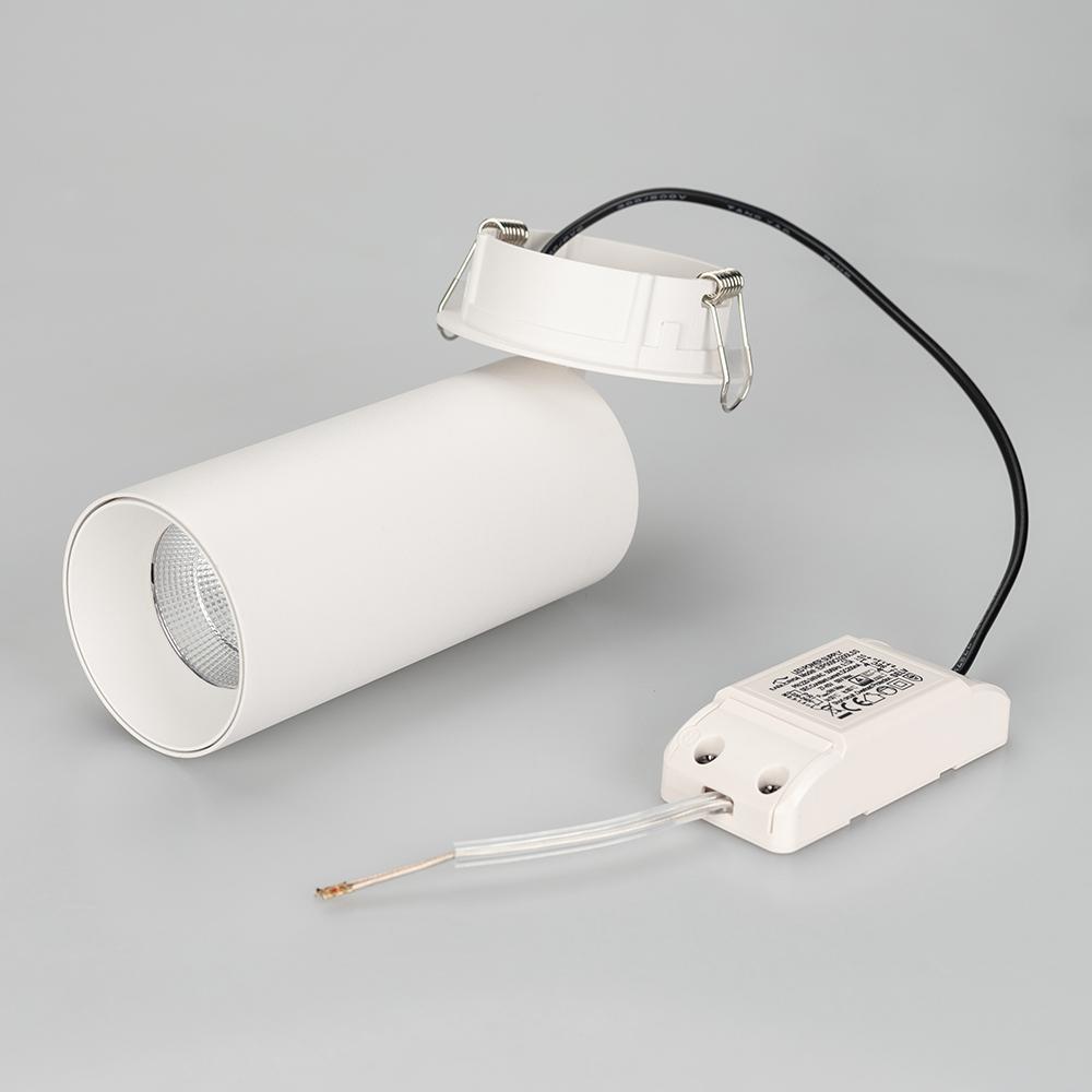 Встраиваемый светильник Arlight SP-POLO-BUILT-R65-8W White5000 (WH-WH, 40 deg). Фотография №3