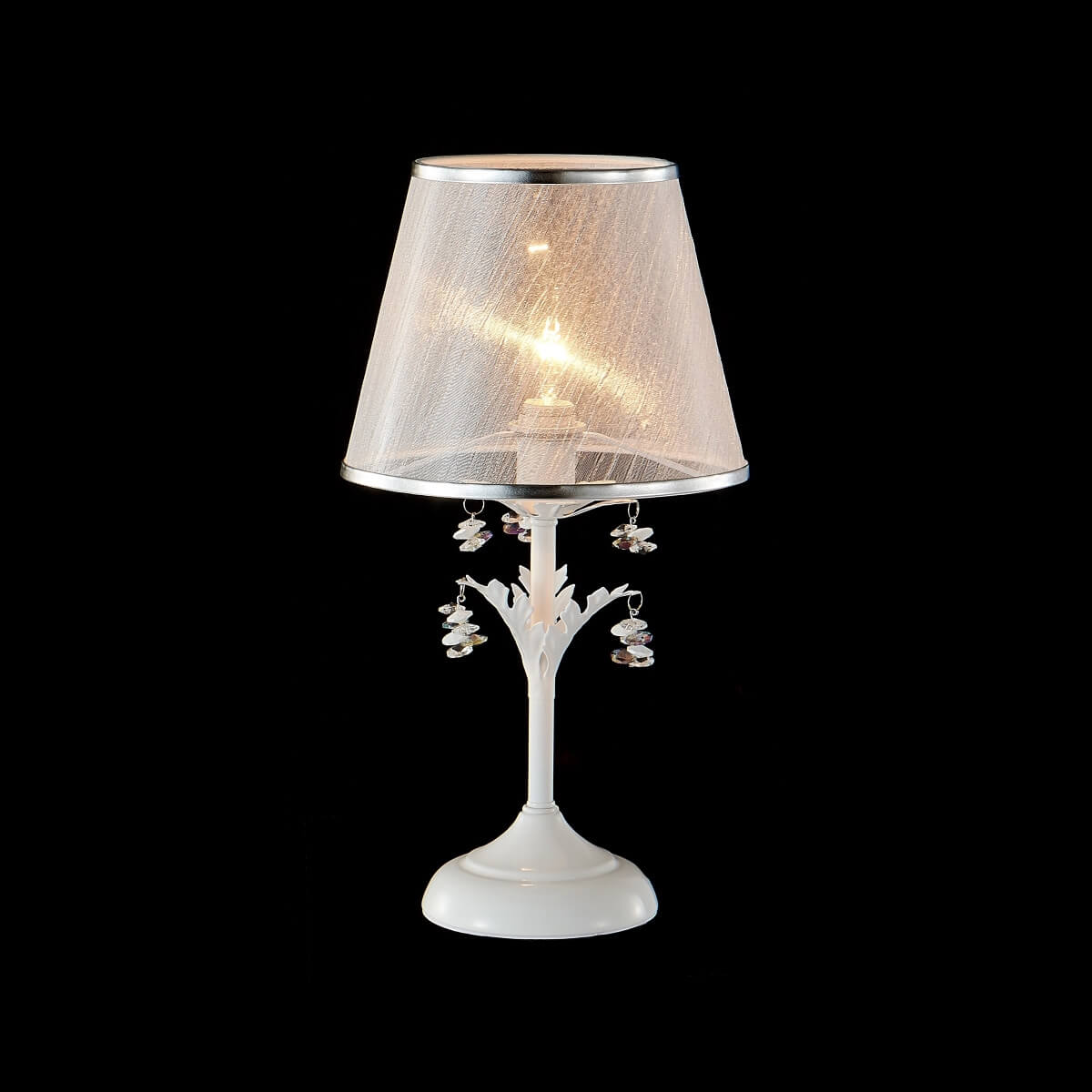 Настольная лампа Crystal Lux CRISTINA LG1 WHITE. Фотография №3