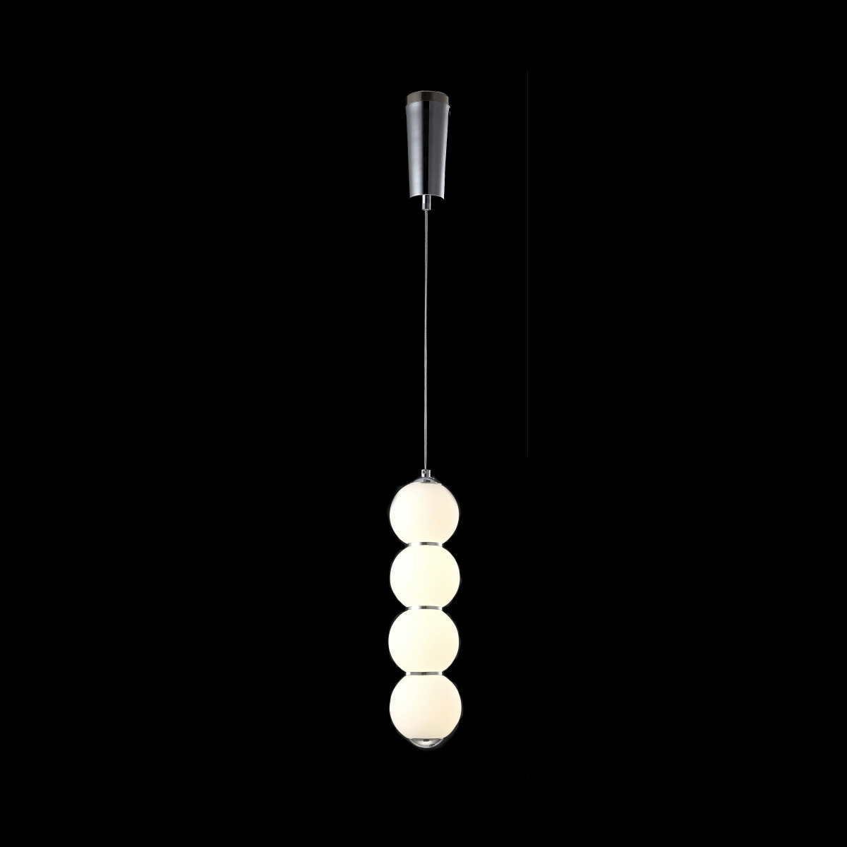Светильник подвесной Crystal Lux DESI SP4 CHROME/WHITE. Фотография №4