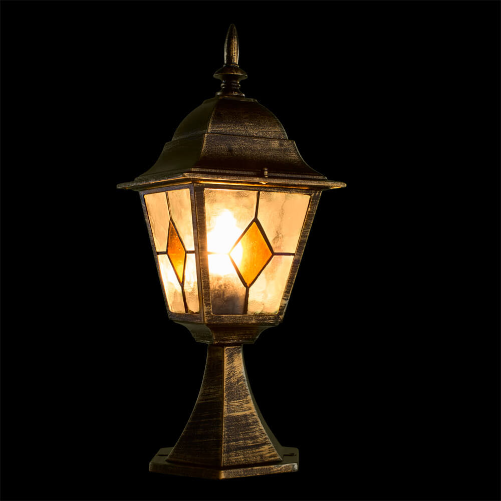 Наземный низкий светильник Arte Lamp Berlin A1014FN-1BN. Фотография №2