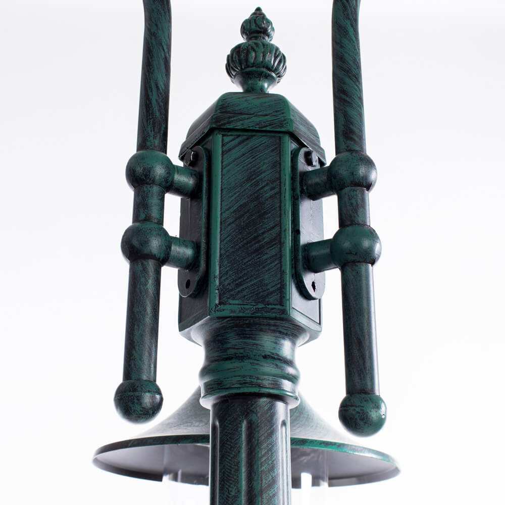 Фонарный столб Arte Lamp Malaga A1086PA-3BG. Фотография №2
