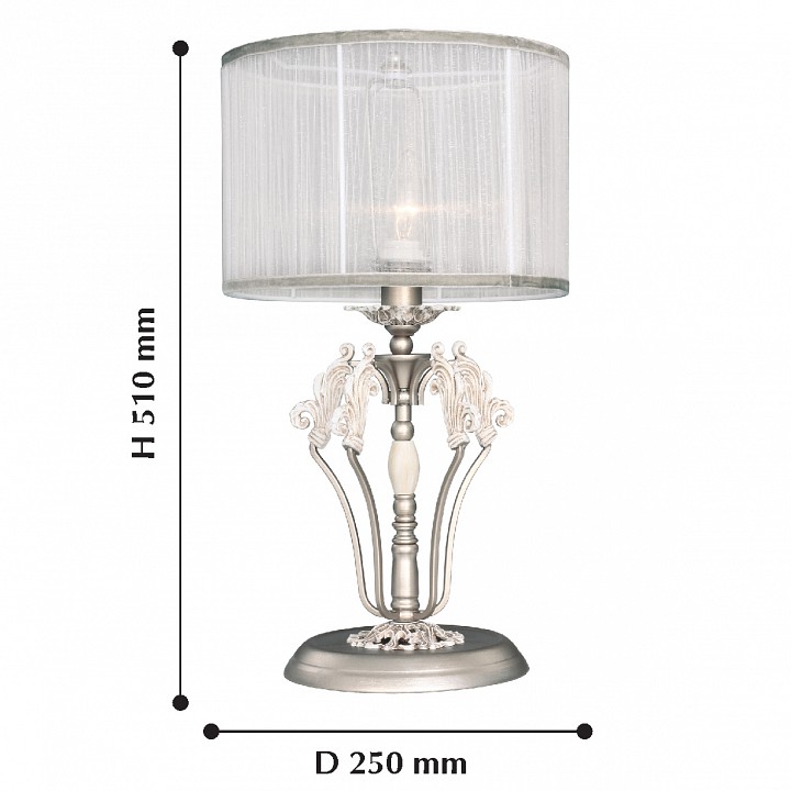 Настольная лампа декоративная Favourite Prima 2306-1T. Фотография №2