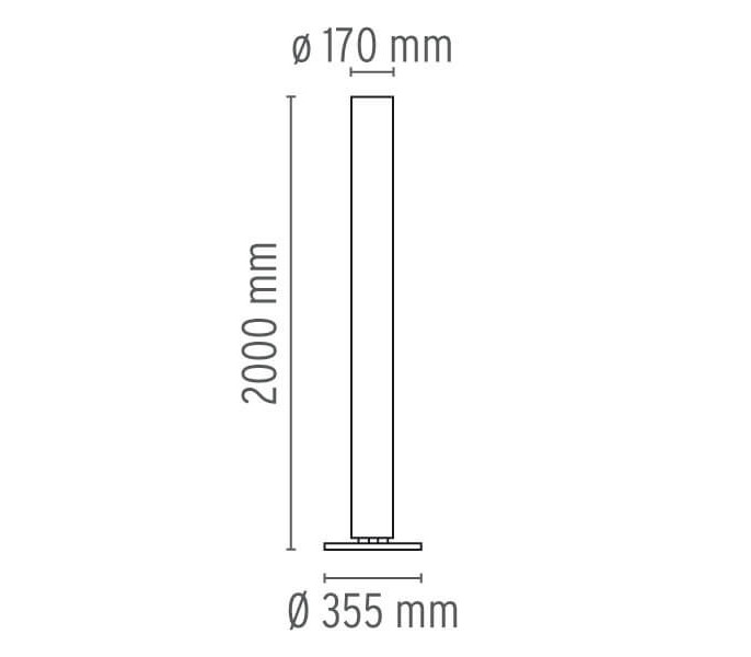 Светильник напольный Flos F6310004 Stylos. Фотография №2