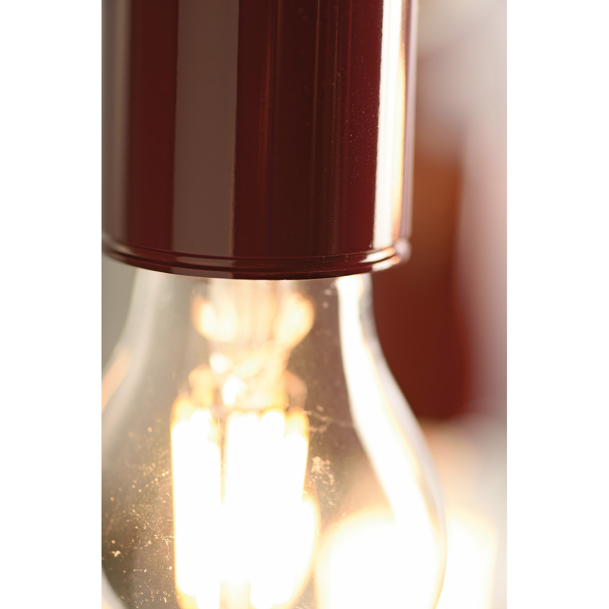 Светильник подвесной SLV 132658 FITU E27 PD, без основания, бордовый (RAL3005). Фотография №9