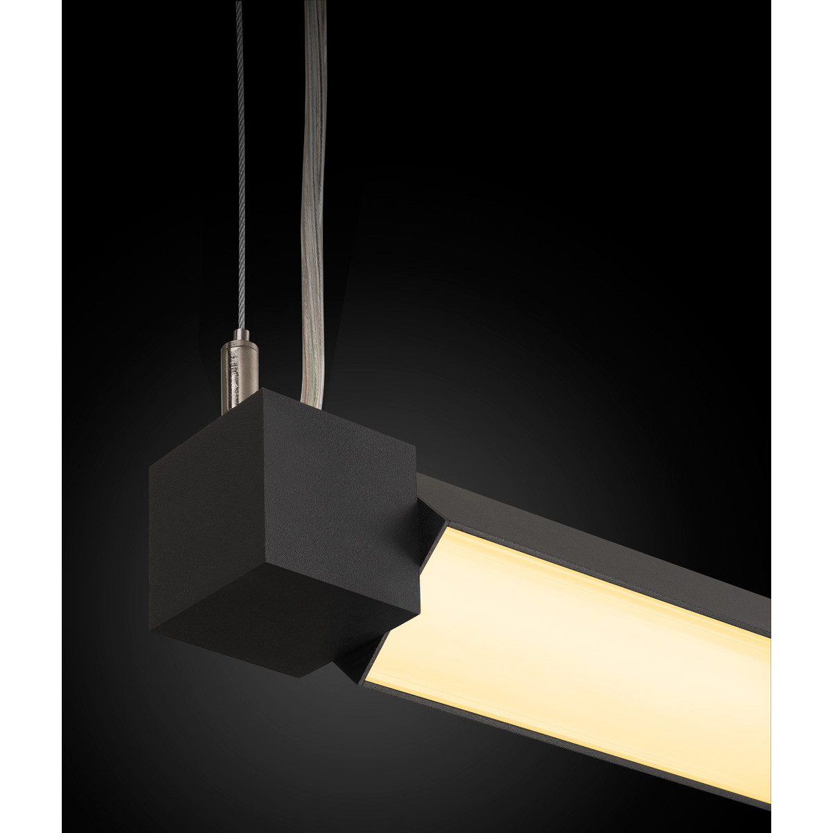 Подвесной светильник SLV 157670 OPEN GRILL SINGLE TWIST, черный. Фотография №3